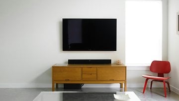 Fernseher in Wohnzimmer