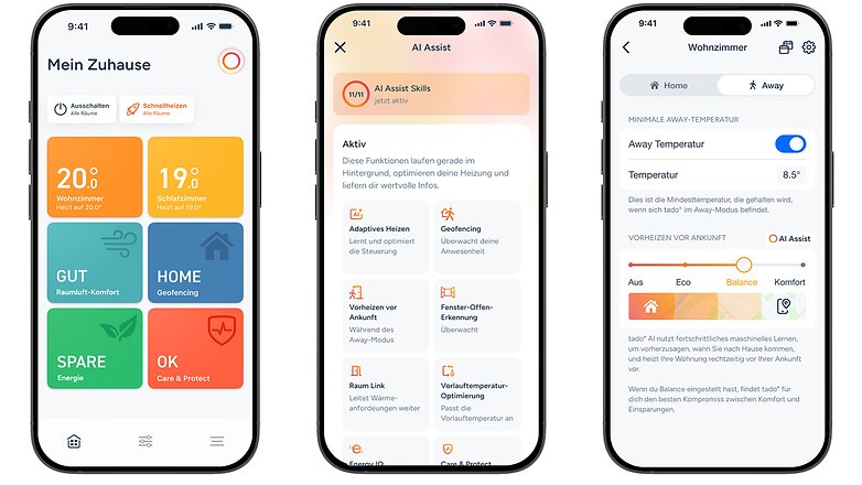 tado° AI Assist Screenshots der App
