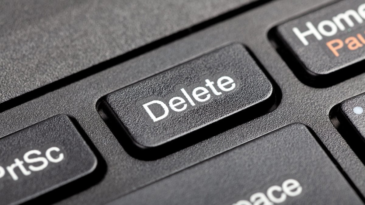 del button