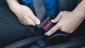 Sicherheitsgurt im Auto