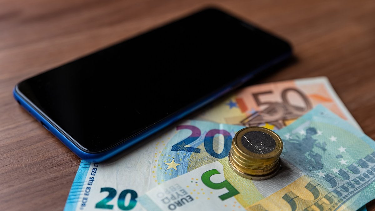 smartphone geld euro
