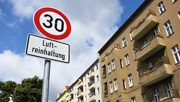 Tempolimit-Schild