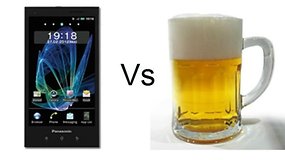Panasonic Eluga vs. Bier